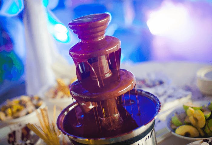 czekoladowa fontanna wesele